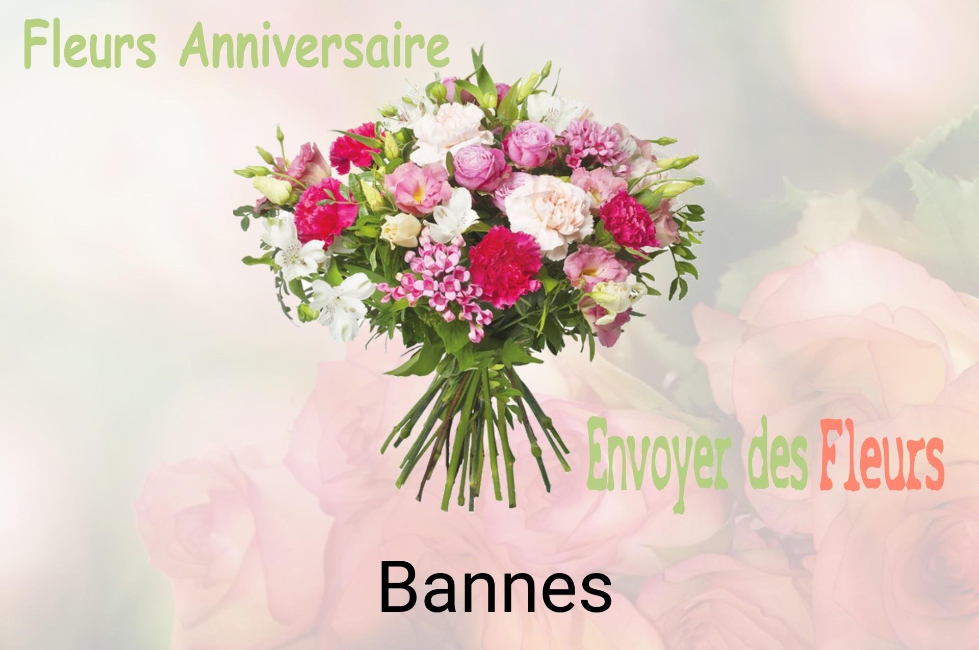 Bouquet de fleurs d’anniversaire livré à Bannes